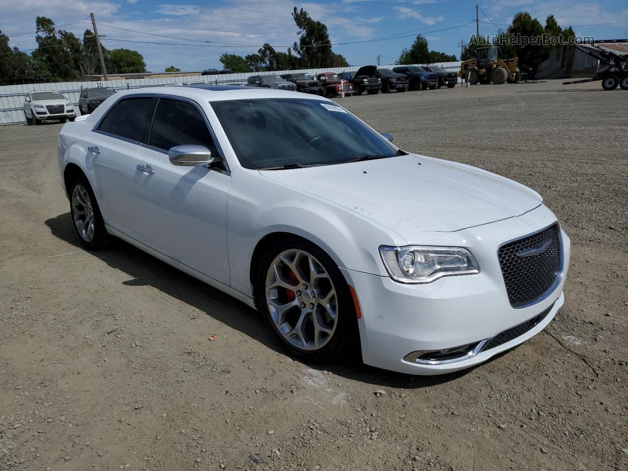 2017 Chrysler 300c Platinum Белый vin: 2C3CCAPTXHH511866