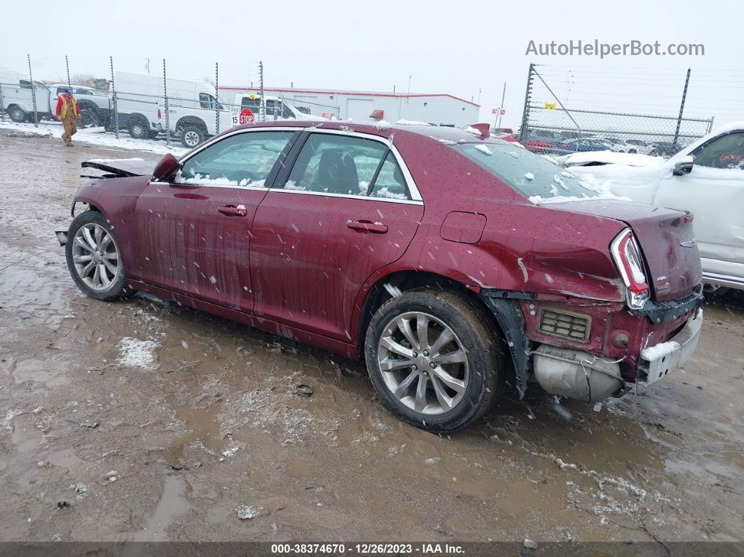 2017 Chrysler 300 Limited Maroon vin: 2C3CCARG2HH544473