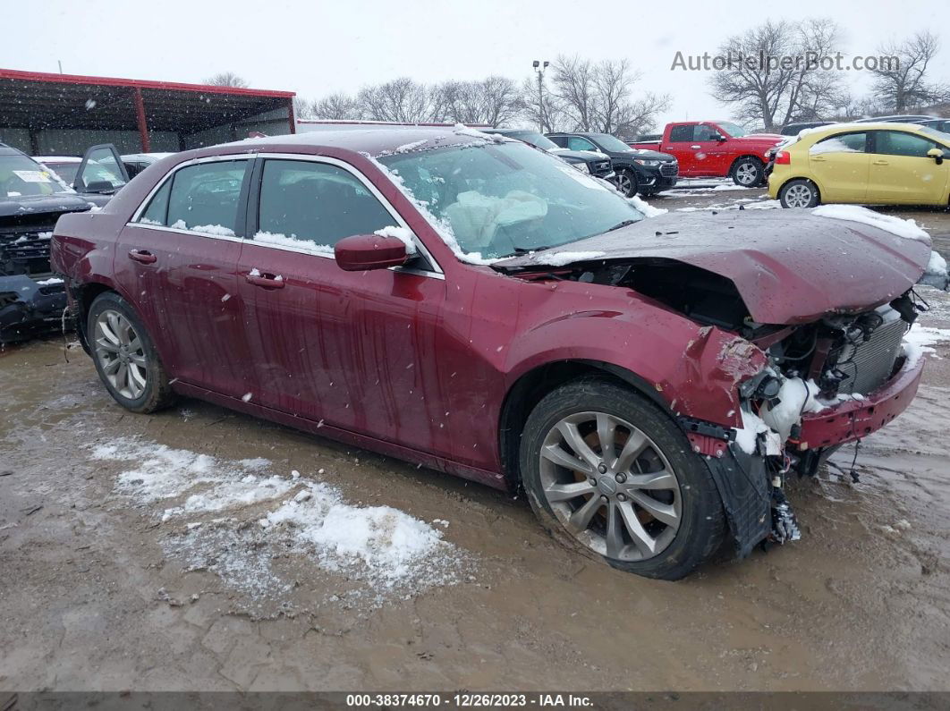 2017 Chrysler 300 Limited Maroon vin: 2C3CCARG2HH544473