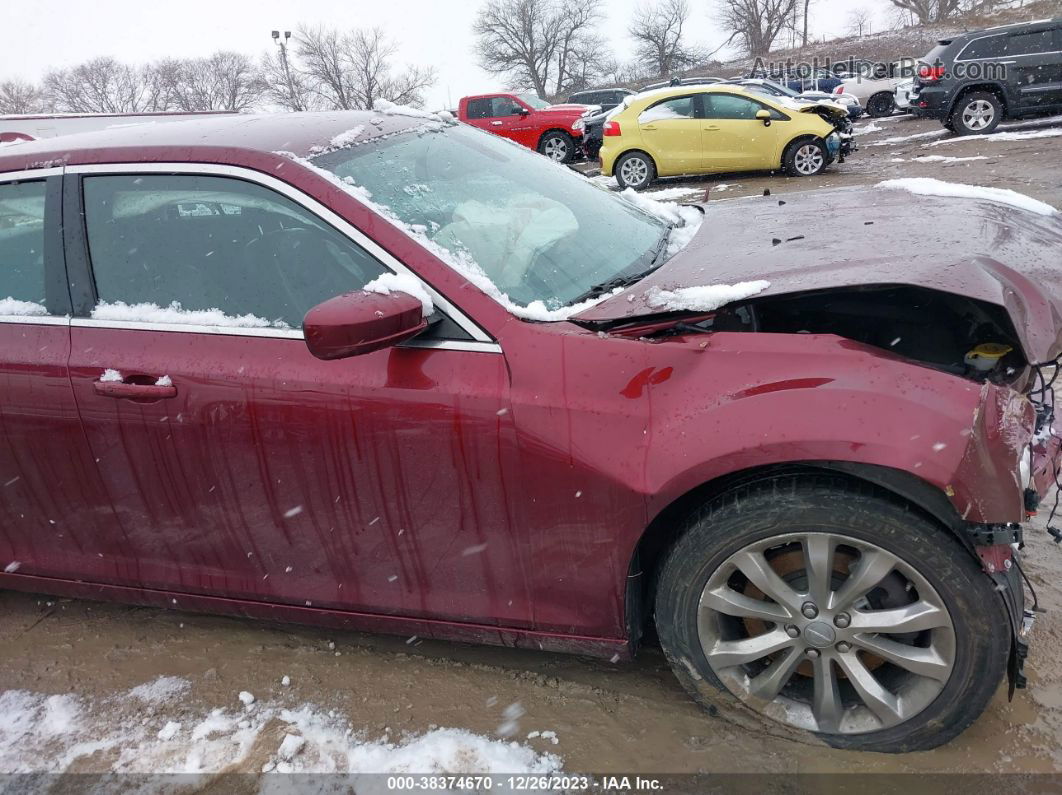 2017 Chrysler 300 Limited Maroon vin: 2C3CCARG2HH544473