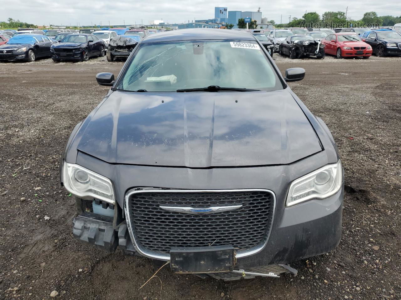 2017 Chrysler 300 Limited Gray vin: 2C3CCARG3HH647966