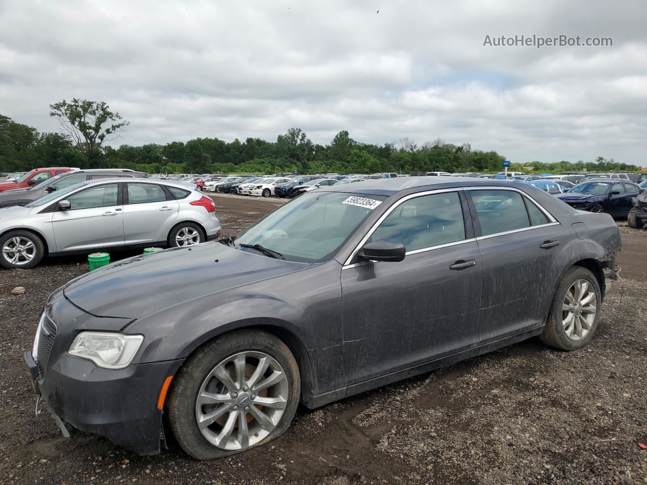 2017 Chrysler 300 Limited Gray vin: 2C3CCARG3HH647966