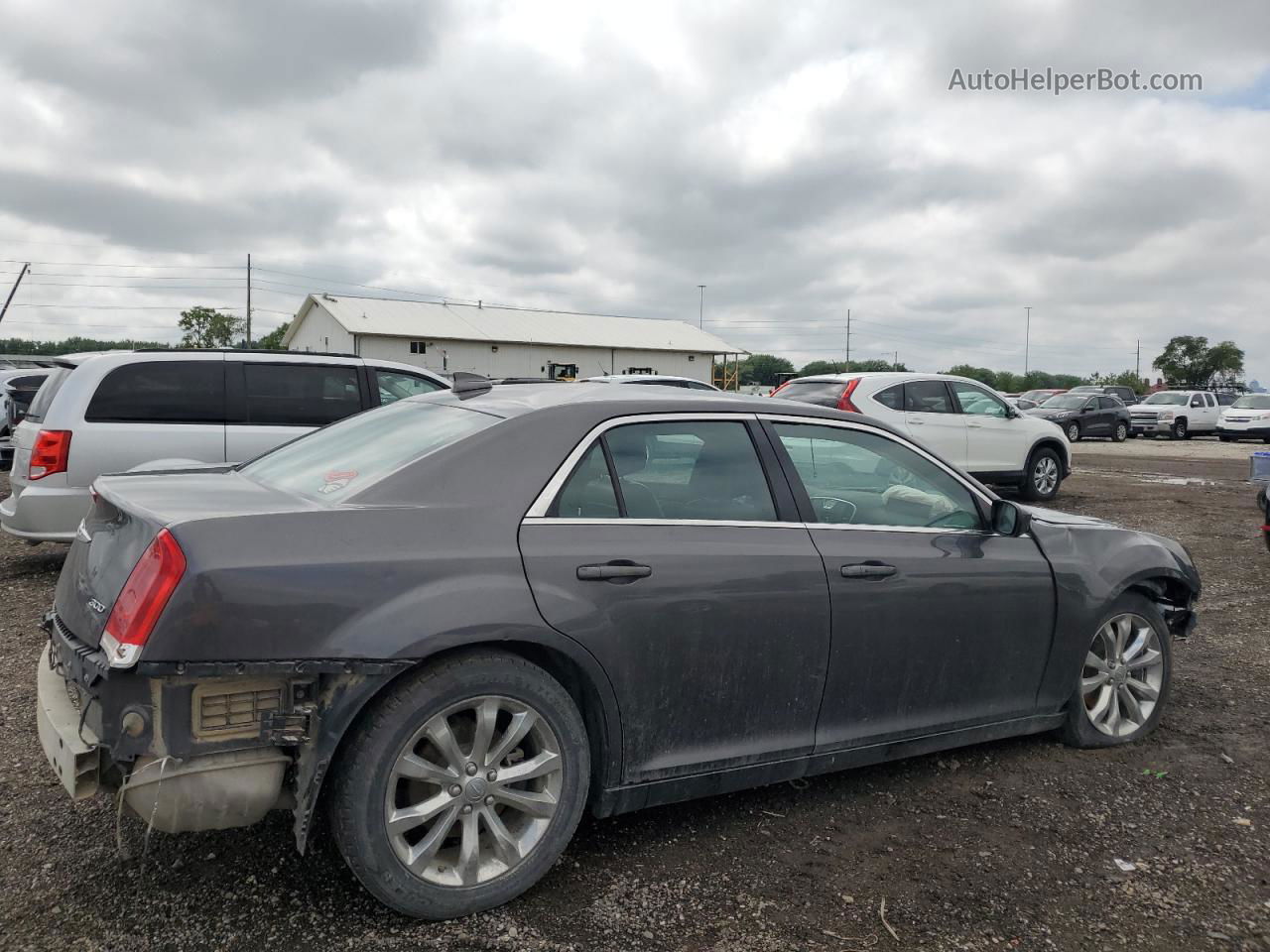 2017 Chrysler 300 Limited Gray vin: 2C3CCARG3HH647966