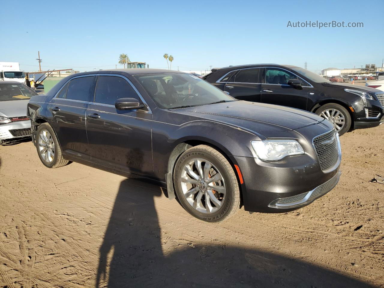 2016 Chrysler 300 Limited Gray vin: 2C3CCARG4GH208709