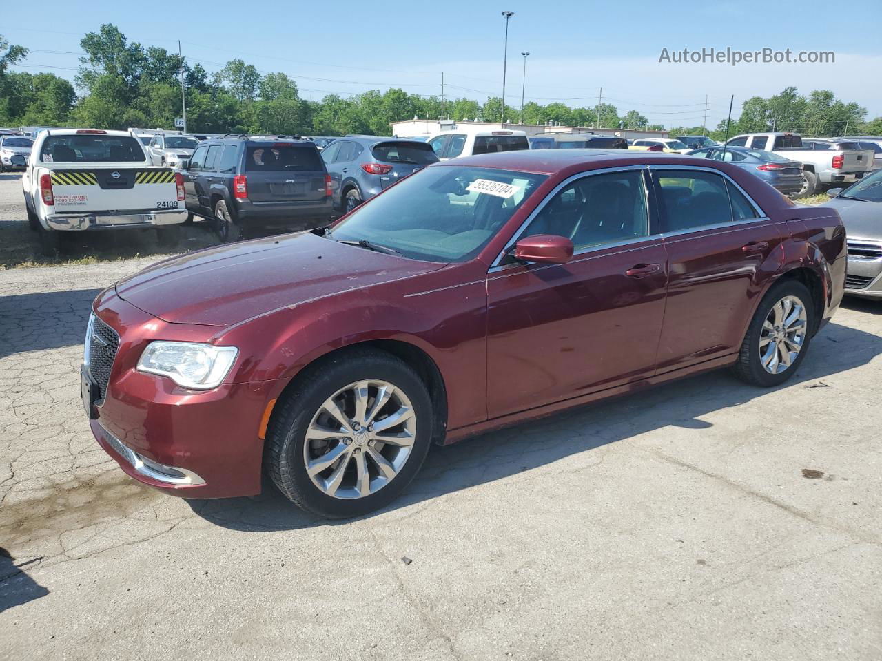 2016 Chrysler 300 Limited Red vin: 2C3CCARG5GH128769