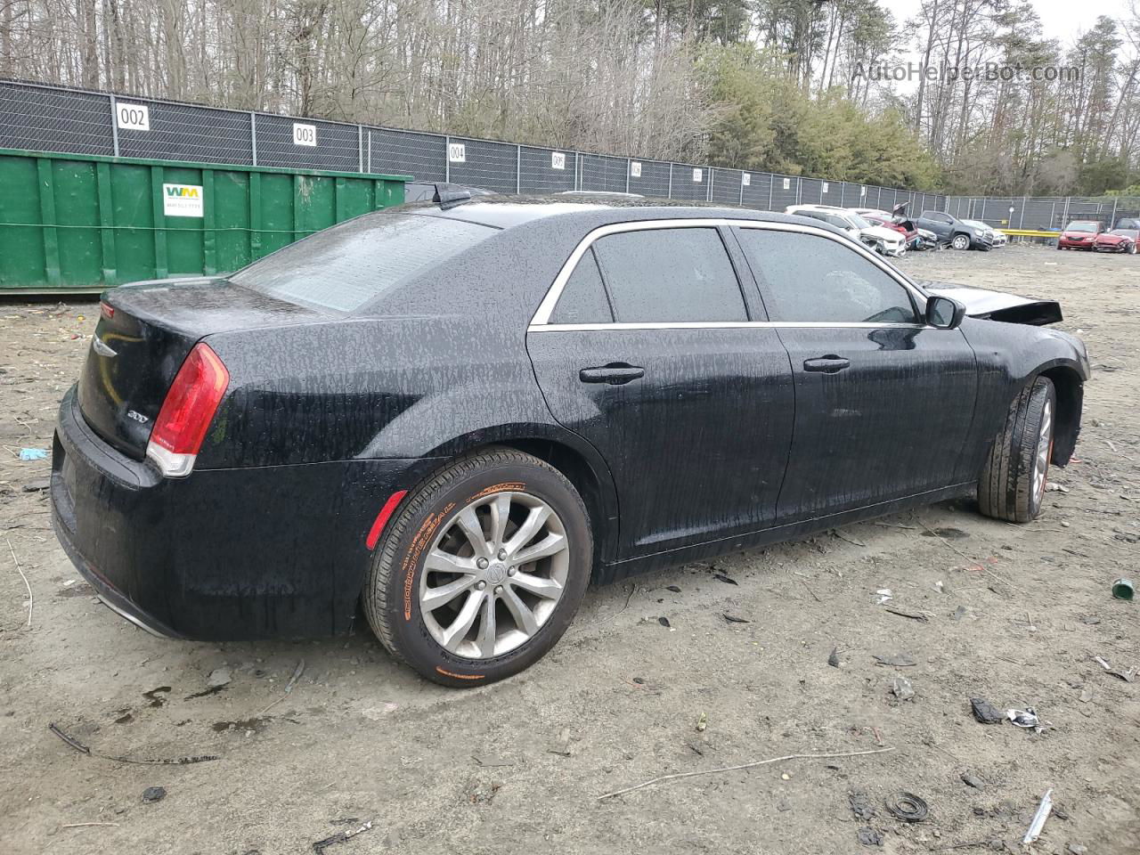 2016 Chrysler 300 Limited Black vin: 2C3CCARG6GH175874