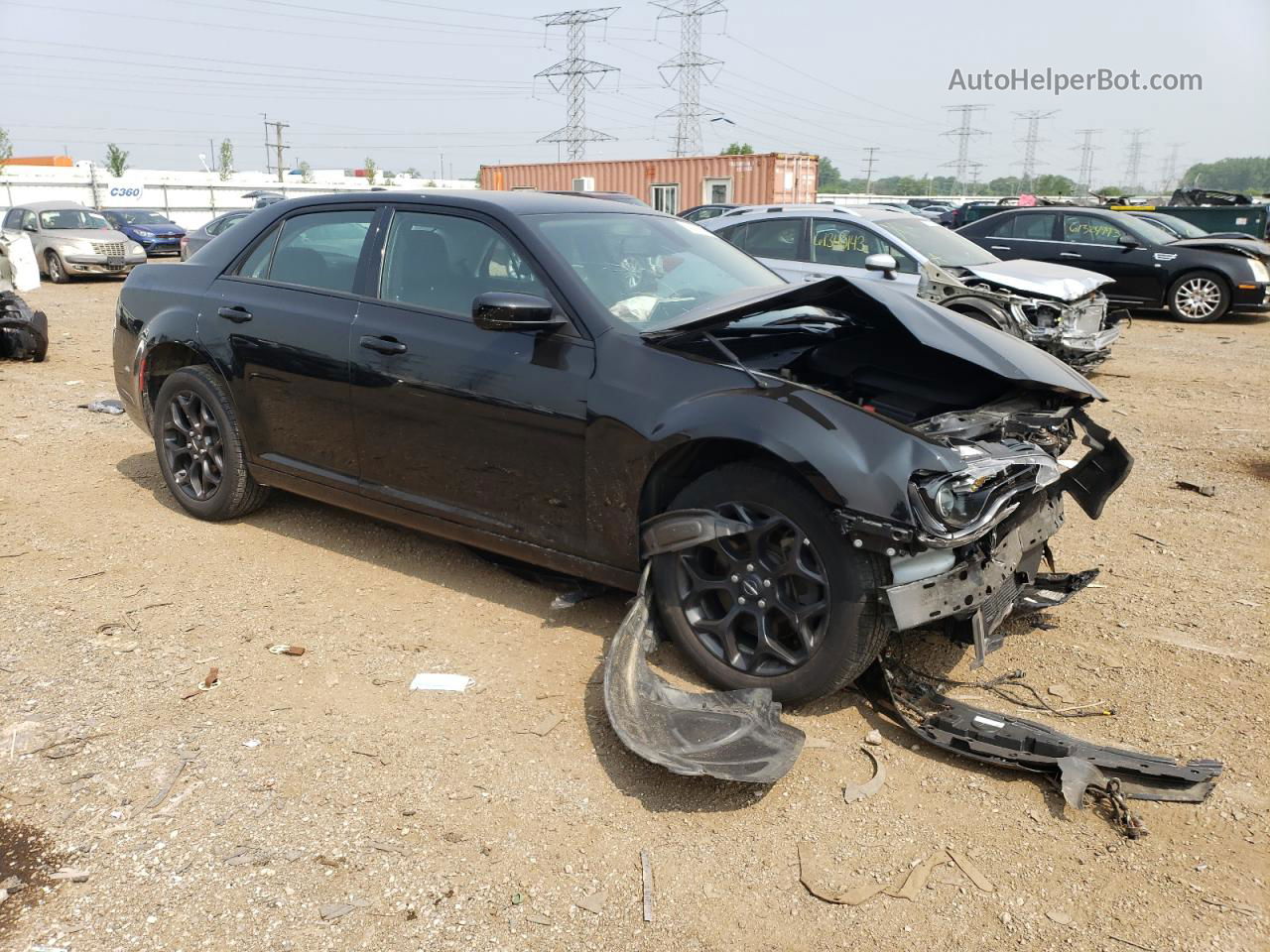 2019 Chrysler 300 Touring Черный vin: 2C3CCARG6KH581162