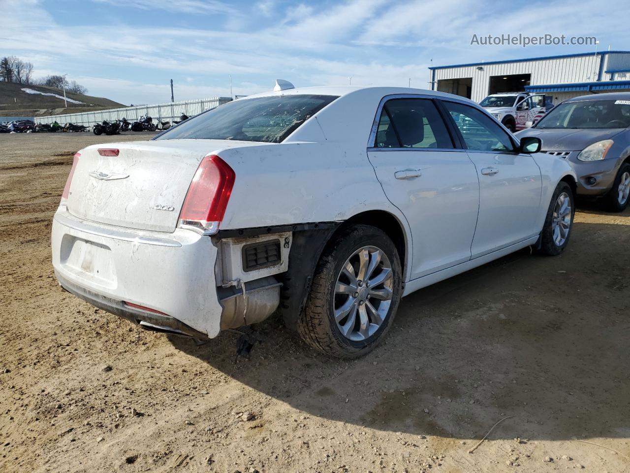 2016 Chrysler 300 Limited White vin: 2C3CCARG7GH208302