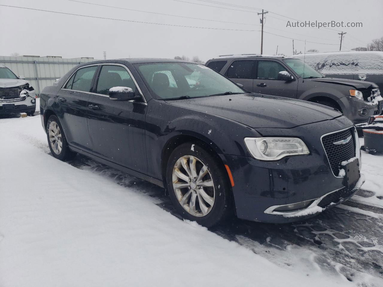 2017 Chrysler 300 Limited Синий vin: 2C3CCARG7HH632189