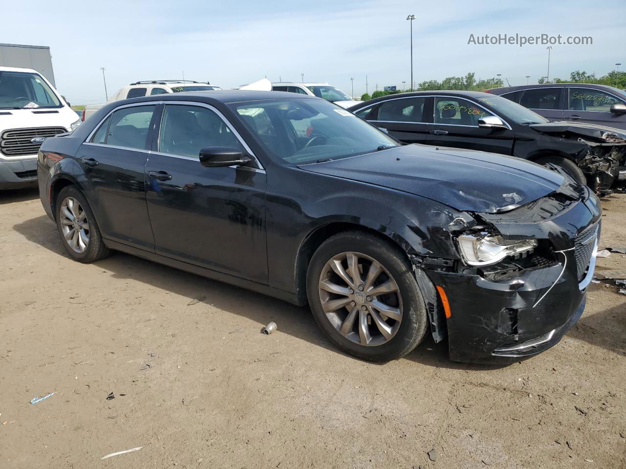 2016 Chrysler 300 Limited Black vin: 2C3CCARG8GH278438