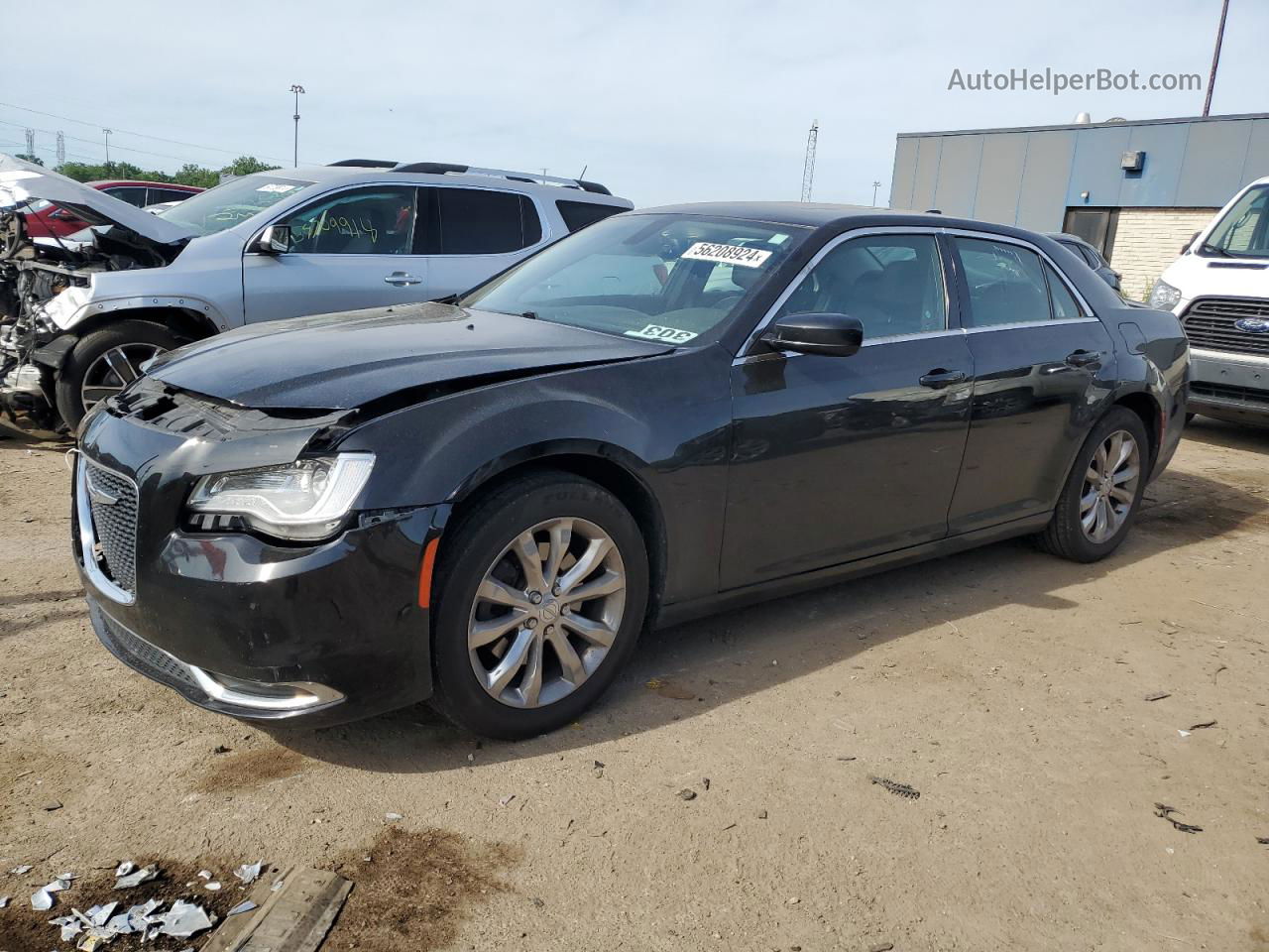 2016 Chrysler 300 Limited Black vin: 2C3CCARG8GH278438