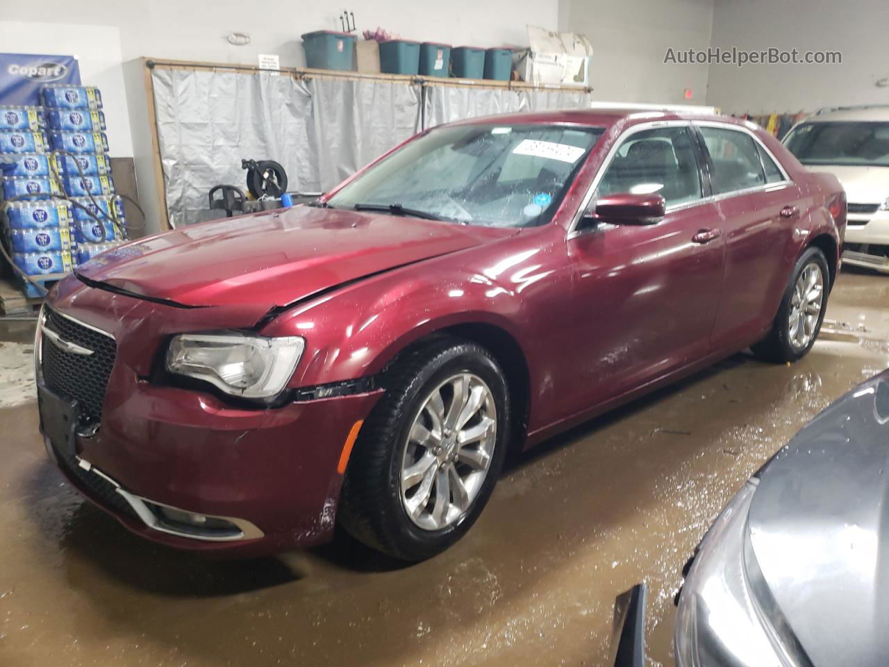 2016 Chrysler 300 Limited Бордовый vin: 2C3CCARGXGH283687