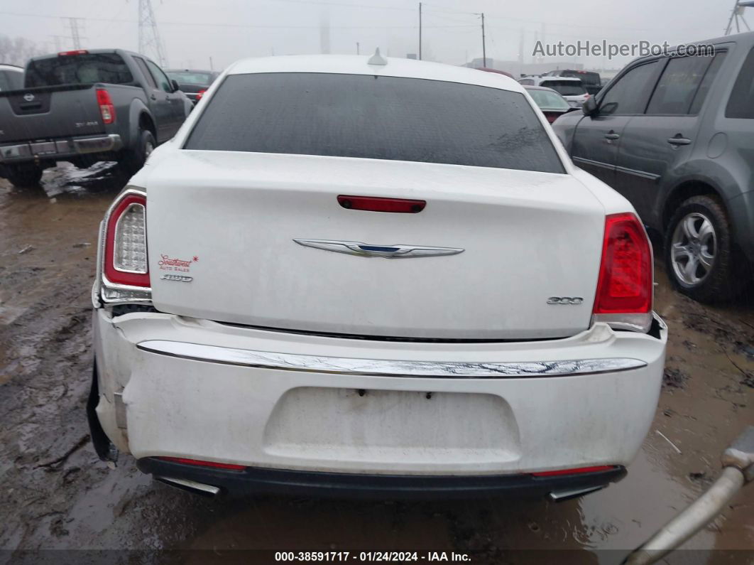 2016 Chrysler 300 Limited White vin: 2C3CCARGXGH334816