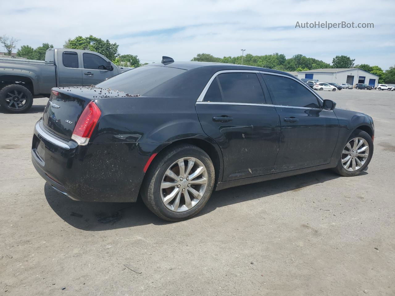 2017 Chrysler 300 Limited Black vin: 2C3CCARGXHH552546