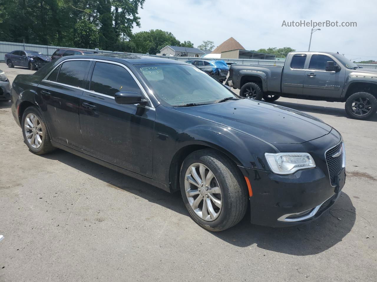 2017 Chrysler 300 Limited Black vin: 2C3CCARGXHH552546