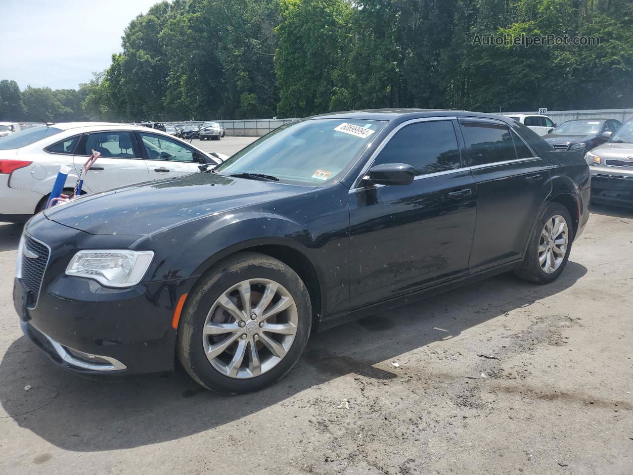 2017 Chrysler 300 Limited Black vin: 2C3CCARGXHH552546