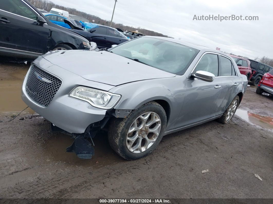 2017 Chrysler 300 C Platinum Серебряный vin: 2C3CCASG4HH544386