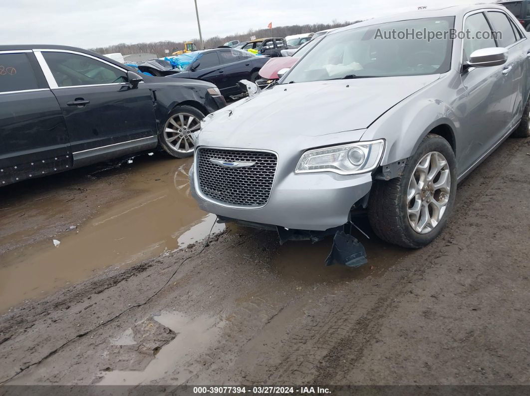 2017 Chrysler 300 C Platinum Серебряный vin: 2C3CCASG4HH544386