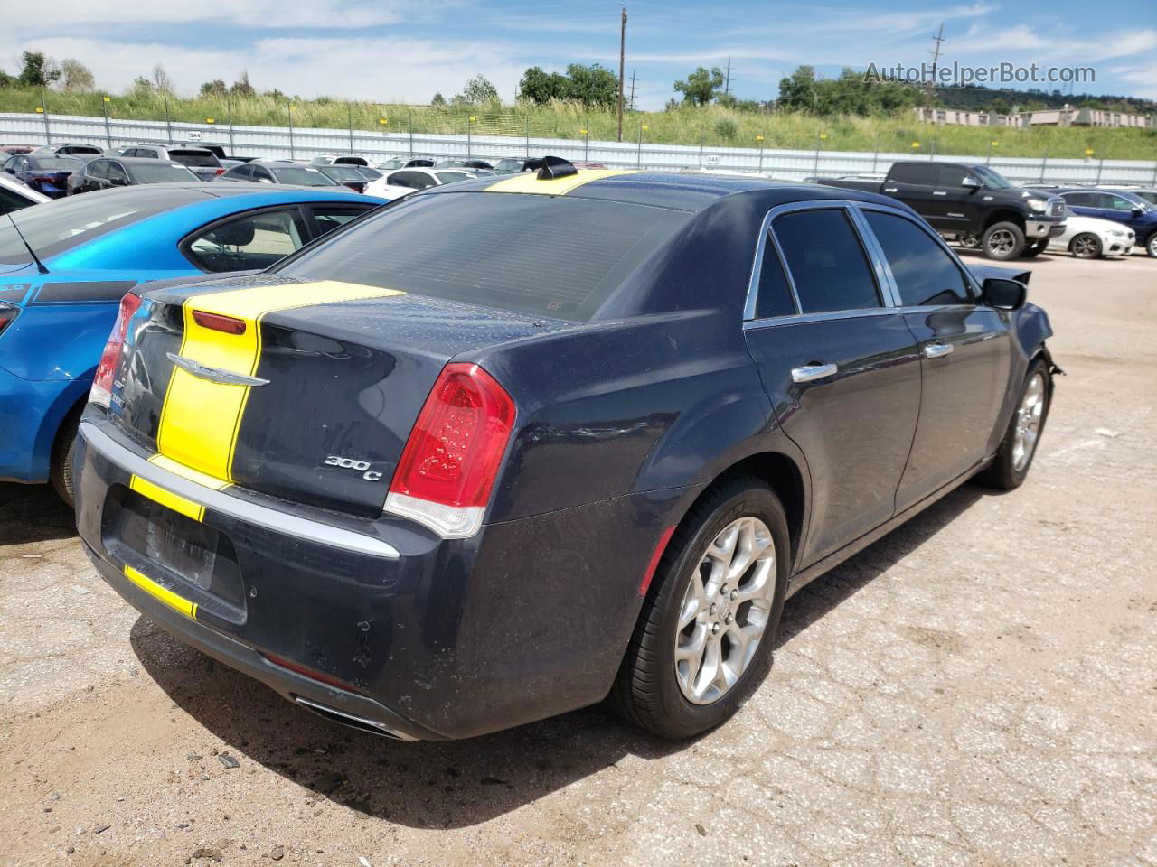 2016 Chrysler 300c Platinum Gray vin: 2C3CCASG5GH314113