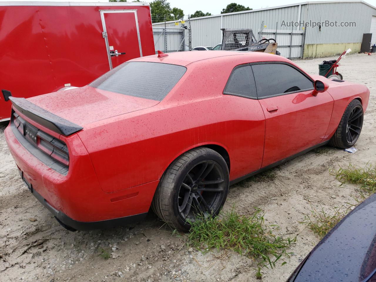 2018 Dodge Challenger Srt Hellcat Red vin: 2C3CDZC97JH339078