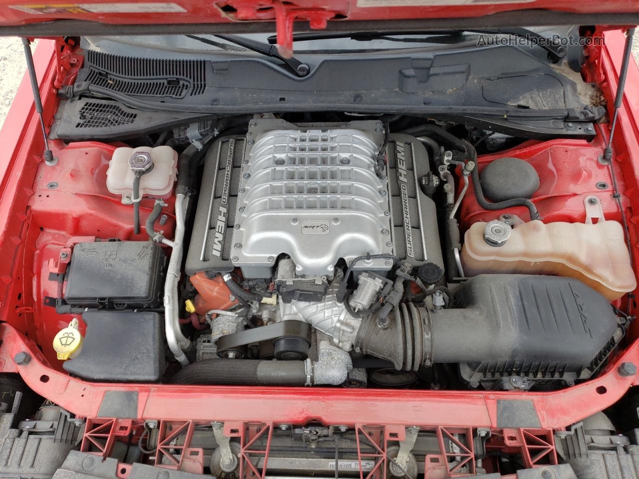 2018 Dodge Challenger Srt Hellcat Red vin: 2C3CDZC97JH339078