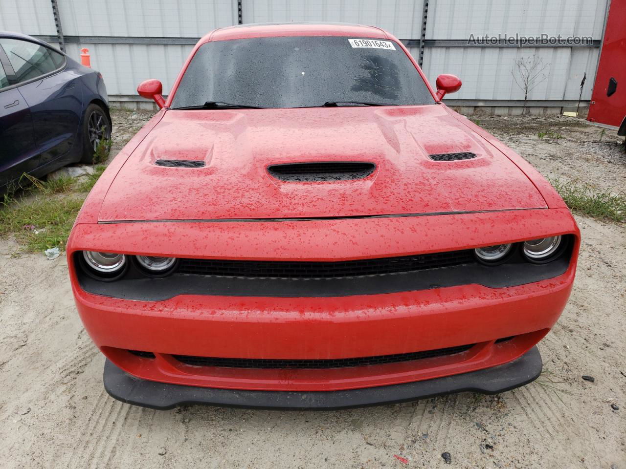 2018 Dodge Challenger Srt Hellcat Red vin: 2C3CDZC97JH339078