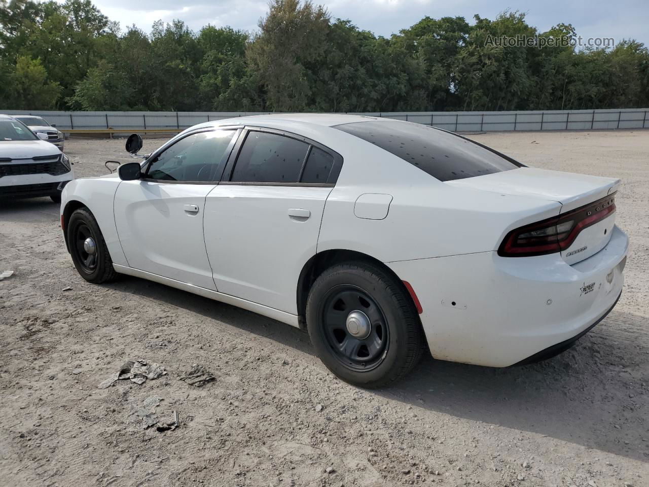 2018 Dodge Charger Police White vin: 2C3CDXAG1JH210534