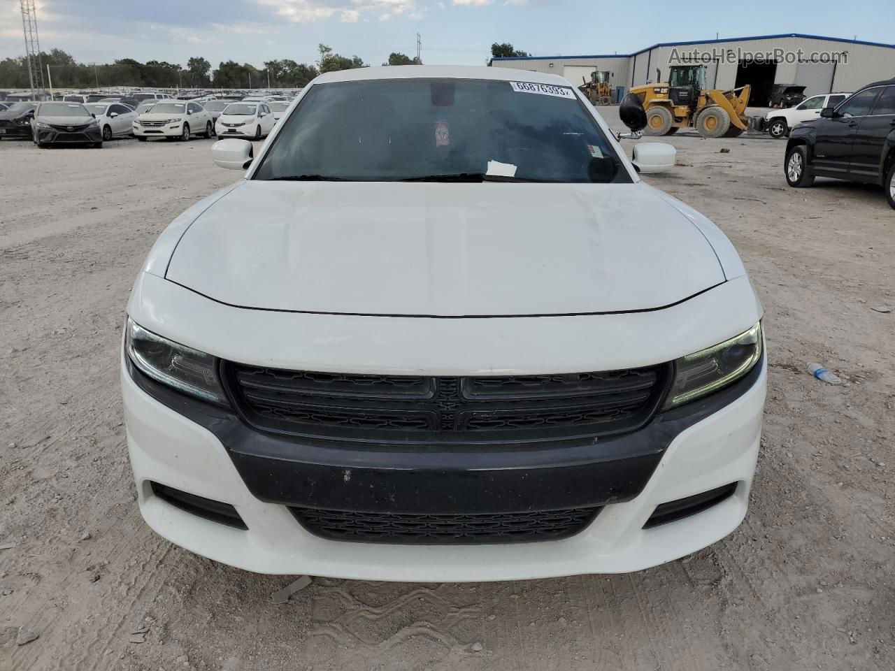 2018 Dodge Charger Police White vin: 2C3CDXAG1JH210534