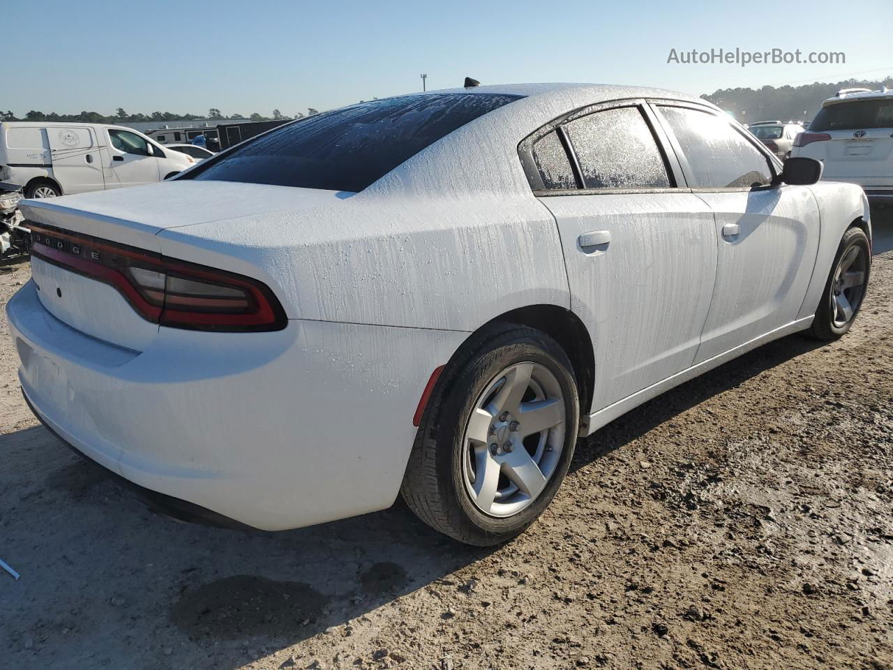 2016 Dodge Charger Police White vin: 2C3CDXAG2GH108667