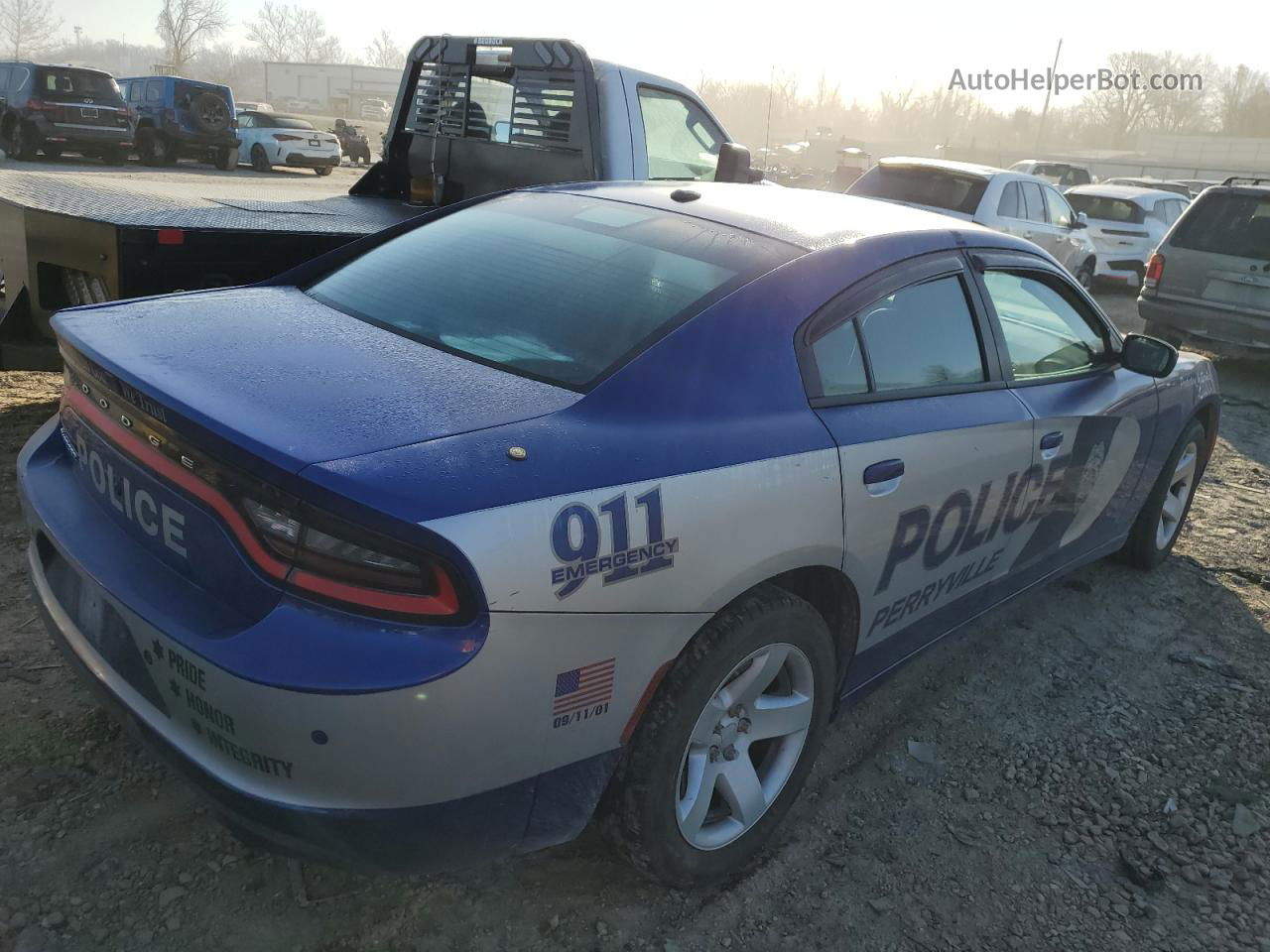 2018 Dodge Charger Police Blue vin: 2C3CDXAG2JH303885