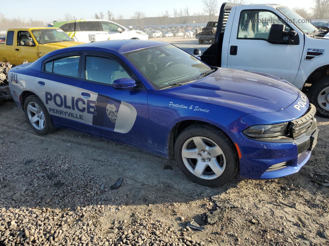 2018 Dodge Charger Police Blue vin: 2C3CDXAG2JH303885