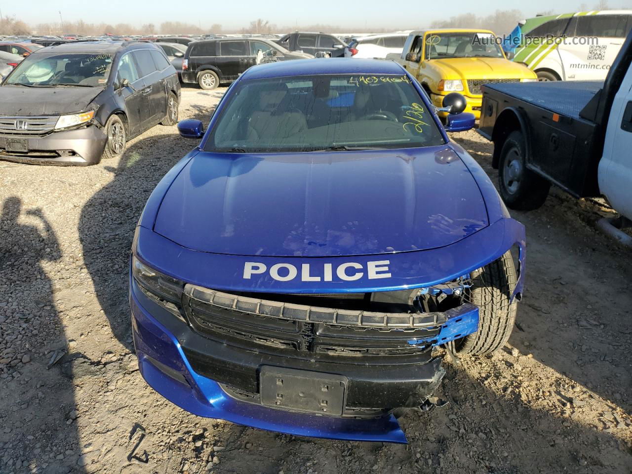 2018 Dodge Charger Police Blue vin: 2C3CDXAG2JH303885