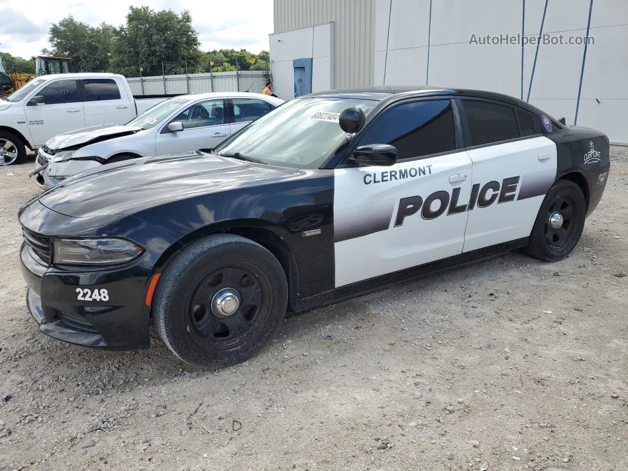 2017 Dodge Charger Police Black vin: 2C3CDXAG3HH650670