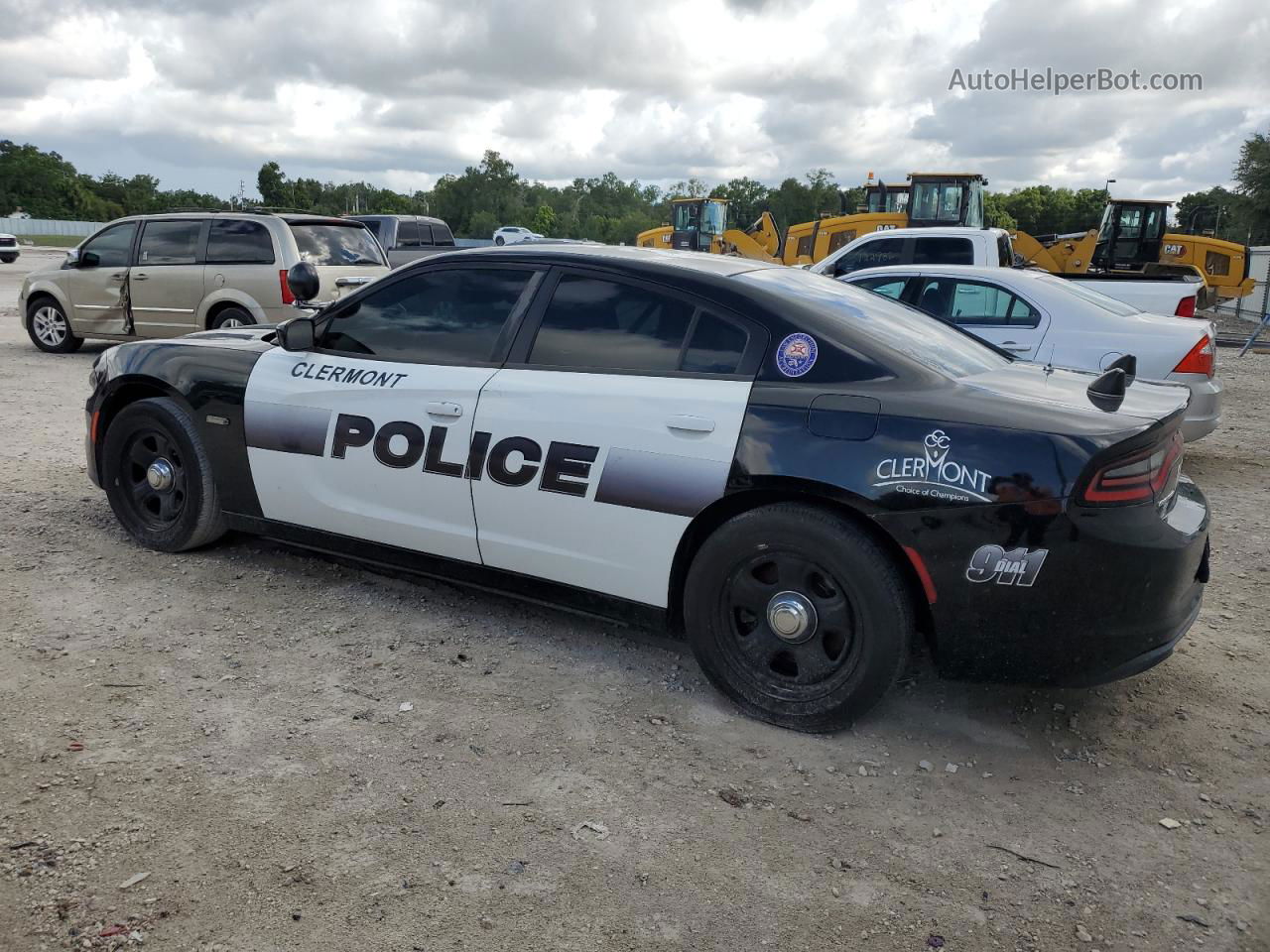 2017 Dodge Charger Police Black vin: 2C3CDXAG3HH650670