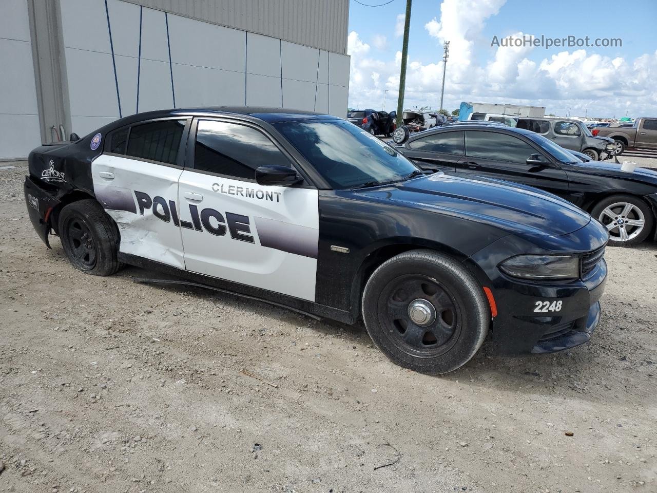 2017 Dodge Charger Police Black vin: 2C3CDXAG3HH650670