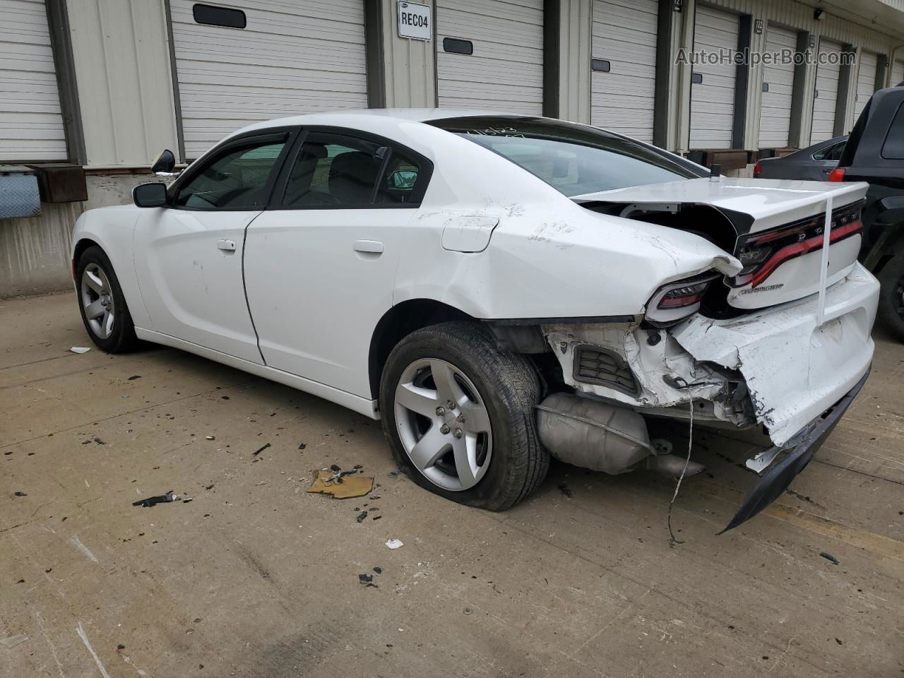 2016 Dodge Charger Police White vin: 2C3CDXAG6GH347395