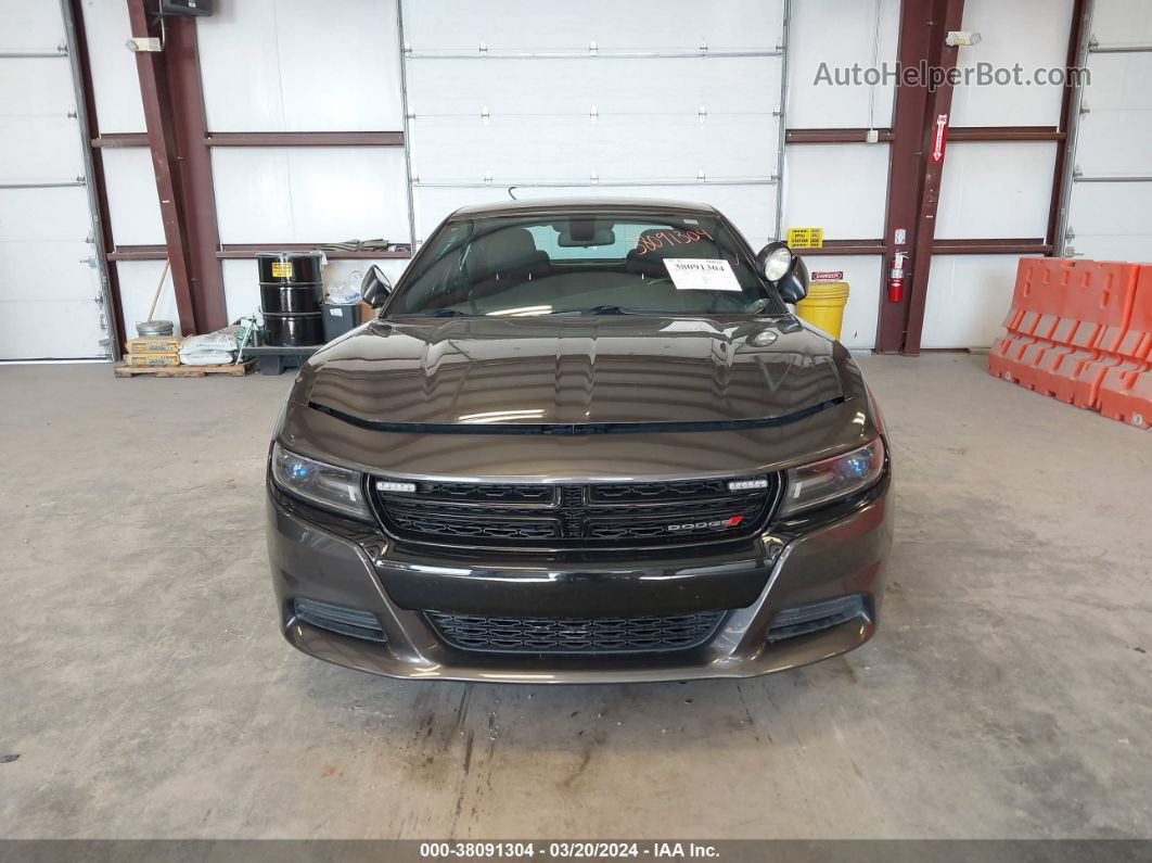 2017 Dodge Charger Police Rwd Gray vin: 2C3CDXAG6HH537554