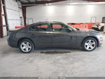 2017 Dodge Charger Police Rwd Gray vin: 2C3CDXAG6HH537554