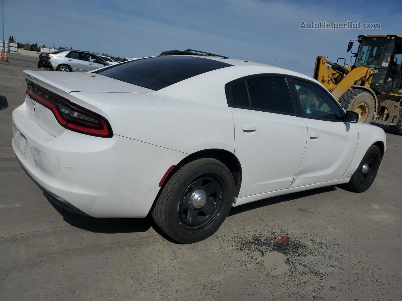 2016 Dodge Charger Police Белый vin: 2C3CDXAG8GH321820