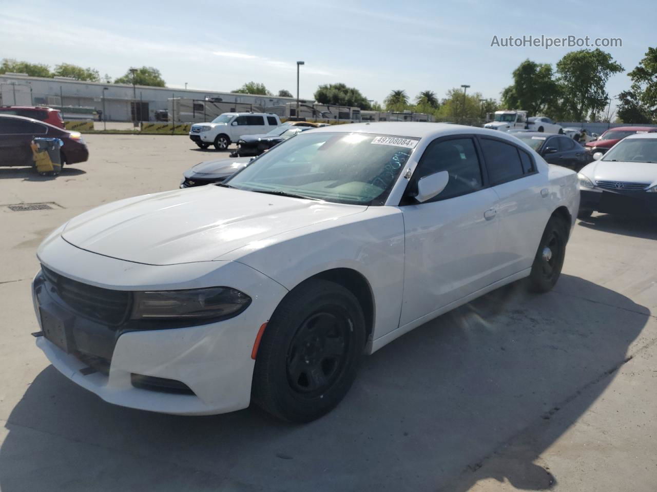 2016 Dodge Charger Police White vin: 2C3CDXAG8GH321820