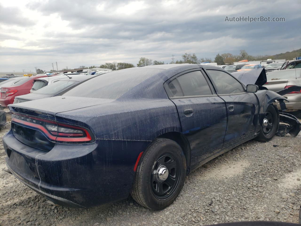 2021 Dodge Charger Police Blue vin: 2C3CDXAT0MH526220