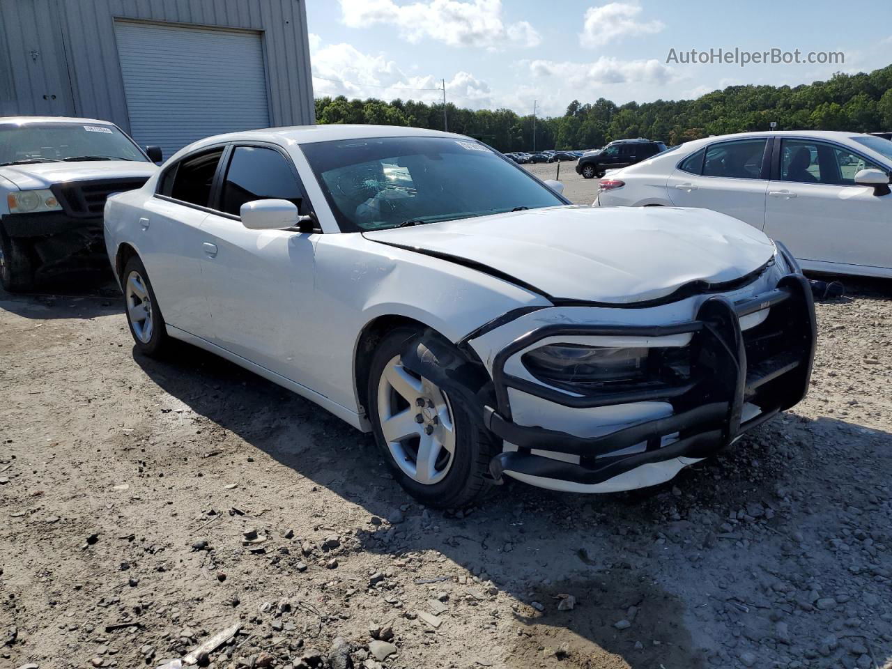 2021 Dodge Charger Police White vin: 2C3CDXAT1MH527635