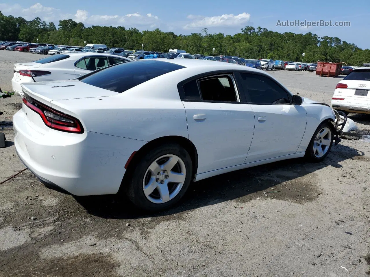 2021 Dodge Charger Police White vin: 2C3CDXAT1MH527635