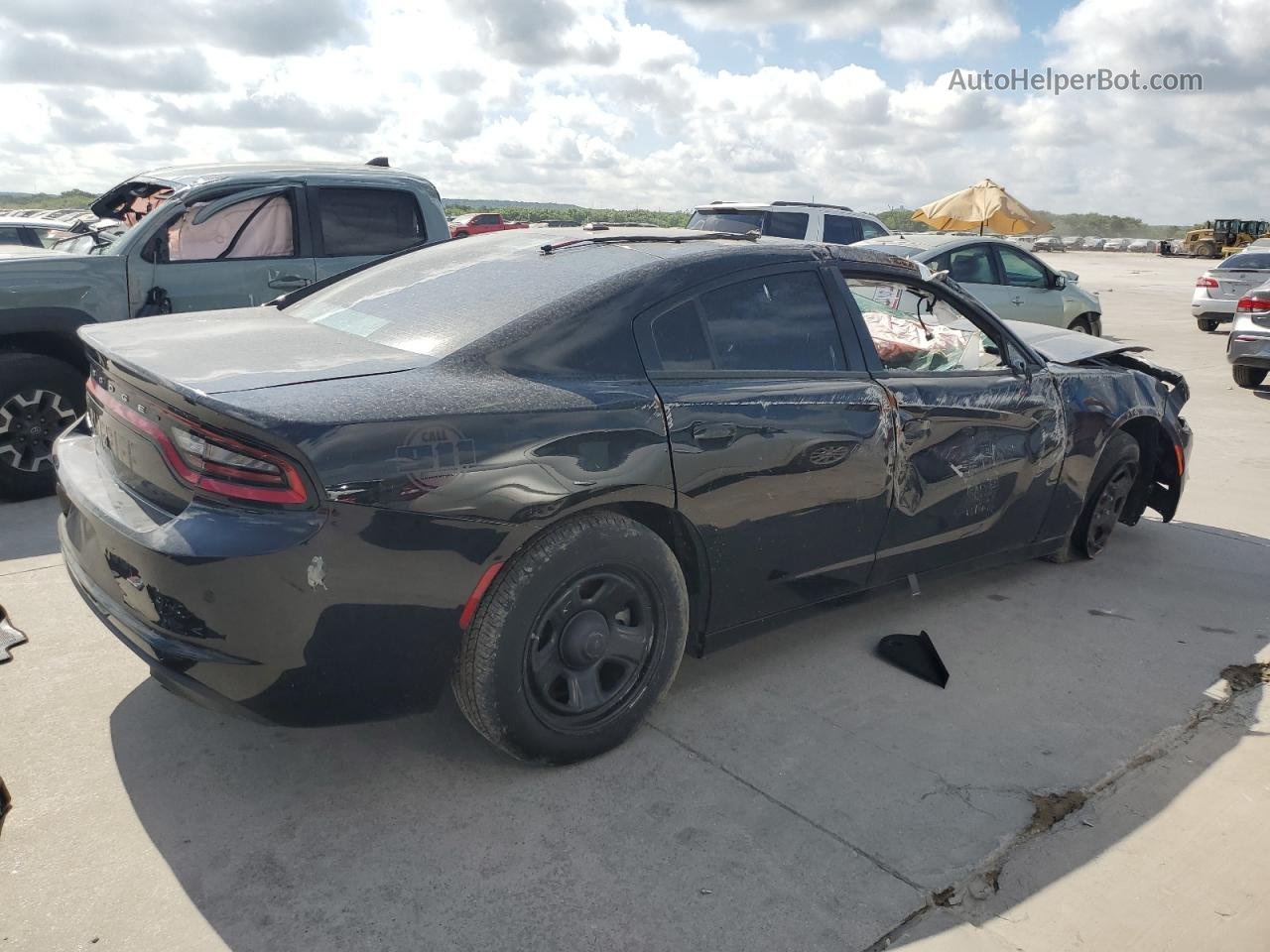 2021 Dodge Charger Police Black vin: 2C3CDXAT1MH551403