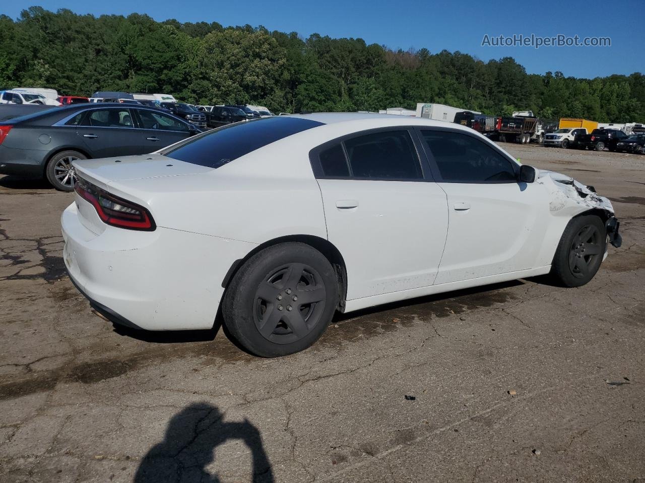 2021 Dodge Charger Police White vin: 2C3CDXAT1MH566449