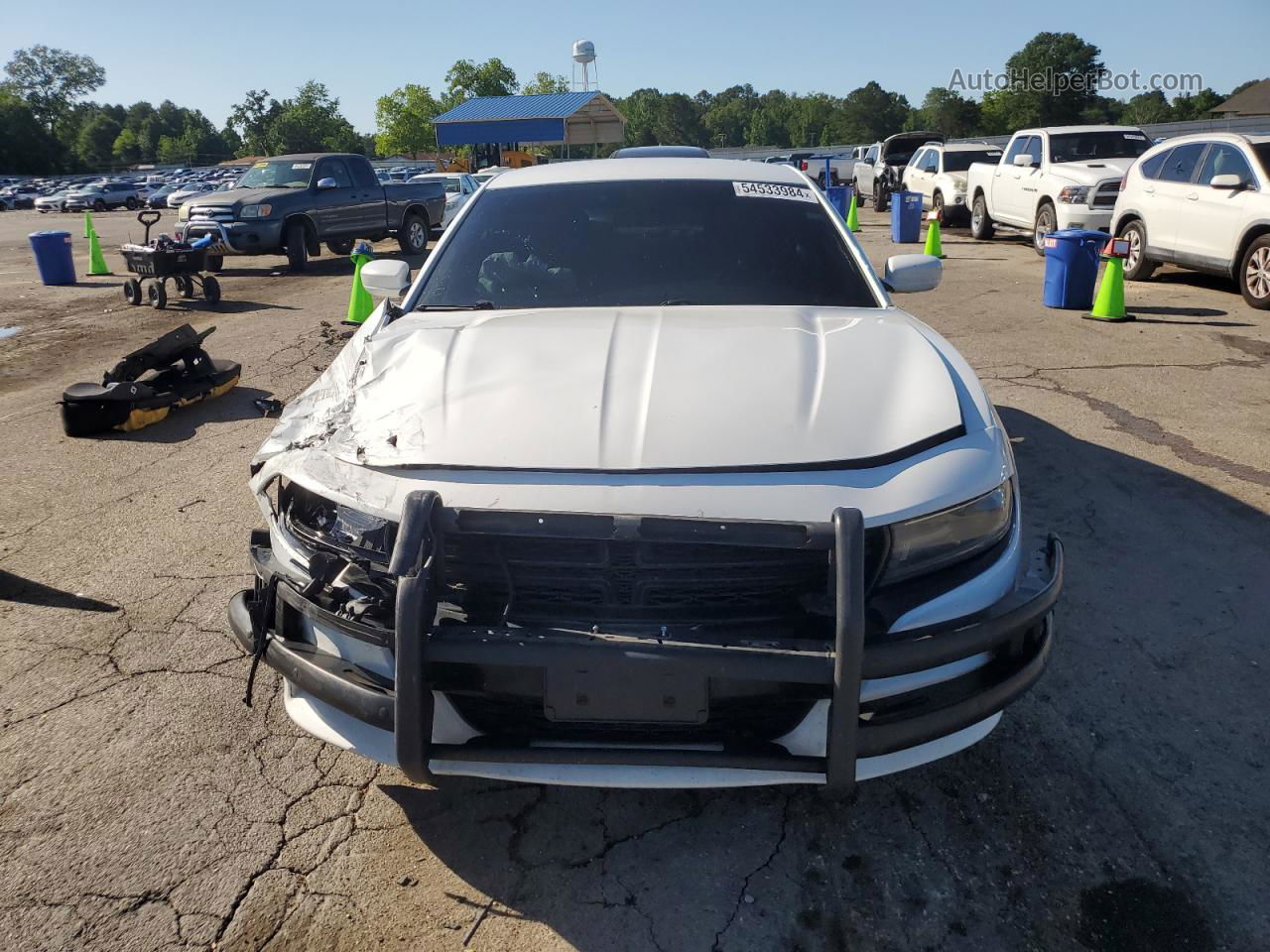 2021 Dodge Charger Police White vin: 2C3CDXAT1MH566449