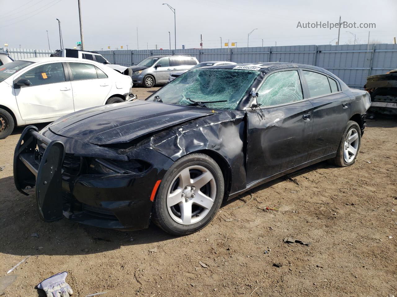 2021 Dodge Charger Police Black vin: 2C3CDXAT1MH639626