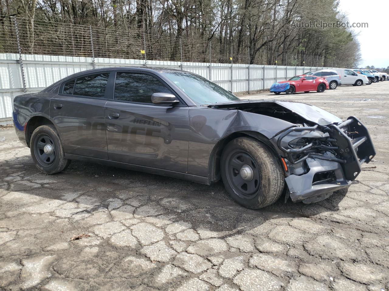 2021 Dodge Charger Police Угольный vin: 2C3CDXAT1MH639674