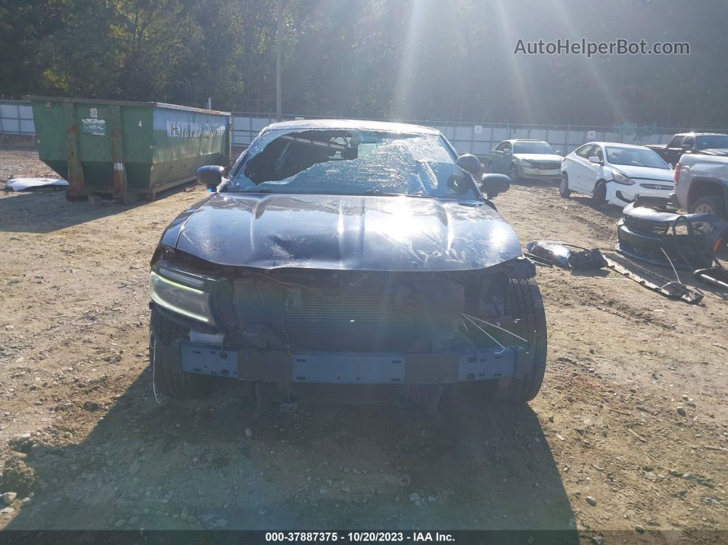 2018 Dodge Charger Police Rwd Blue vin: 2C3CDXAT2JH236783