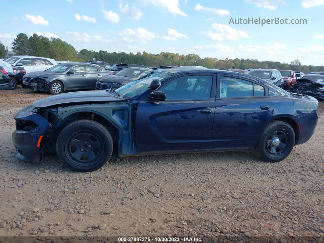 2018 Dodge Charger Police Rwd Blue vin: 2C3CDXAT2JH236783